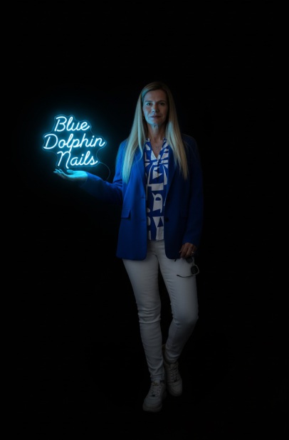 Acryl Nagel, Nagelpflege, Blue Dolphin Leistung